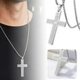 thumbnail image 1 of Stainless Steel Necklace for Men - Sports Design with Pendant - Durable and Stylish Accessory for Outdoor Activities, 1 of 3