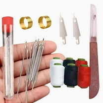 Stainless Steel Needles for Hand Sewing, 37PCS Big Eye Steel Sewing Needles Kit, Long & Thin Handmade Quilting & Sewing Needles Kit for DIY Sewing Projects (1 Set)