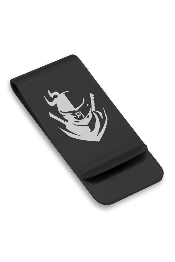 Stainless Steel Ninja Warrior Champion Classic Slim Money Clip Credit Card Holder