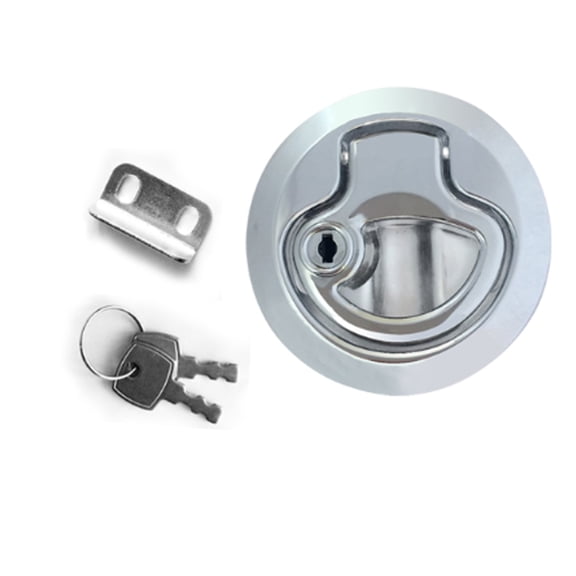 Stainless Steel Non-Locking Latch with Turning Lock Lift Handle;Marine Grade ,High Quality