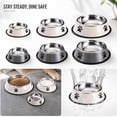 thumbnail image 1 of Stainless Steel Non Tip Dog Bowl,Pet Food and Water Bowl with Slip Resistant Rubber Base,Easy Clean Metal Feeding Dish for Dogs and Cats,Beige, 1 of 6