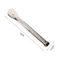 thumbnail image 1 of Stainless Steel Non-slip Tongs  For Food  Barbecue Bread Buffet Cooking Clip New, 1 of 8