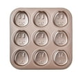 thumbnail image 1 of Stainless Steel Nonstick Cake Pan Set For Oven Baking With Even Heating And Easy Demolding Durable Rust Resistant And Dishwasher Safe Kitchen Bakeware For Cakes And Desserts, 1 of 6