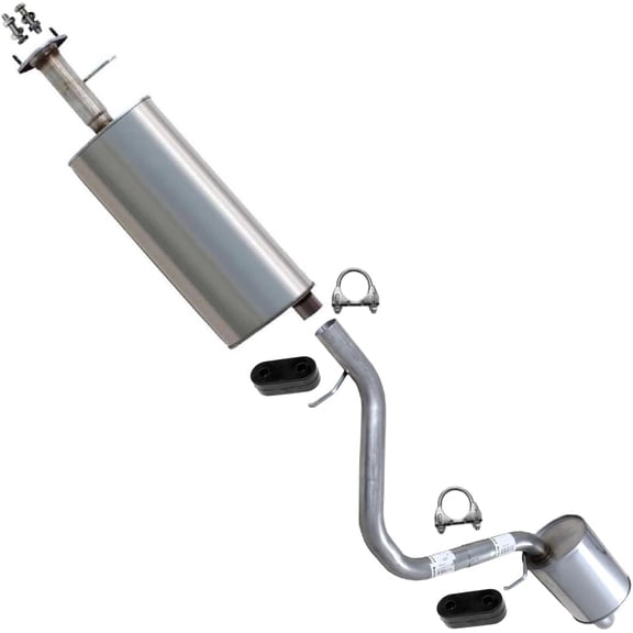 Northeastern Exhaust | Stainless Steel Center & Rear Muffler Exhaust System Kit Fits 2004–2005 Buick Rainier 4.2L – Direct Fit