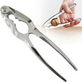 thumbnail image 1 of Stainless Steel Nut Cracker Plier For Almonds Walnuts Hazelnuts Shell Remover Kitchen Tool With Non Slip Handle And Double Hole Design(Large Size), 1 of 4