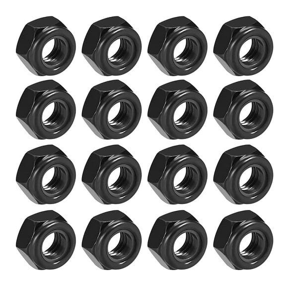 Stainless Steel Nut Set, 100 Pieces, Black Finish - Industrial Strength Hardware