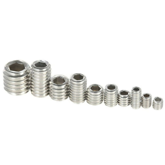 Stainless Steel Nut Set Hex Socket Drive Insert Nuts Threaded For Wood Furniture Fasteners Hardware Accessories
