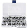 thumbnail image 1 of Stainless Steel Nuts 2-56 to 3/8inch-16 UNC Hex Nuts Assortment Kit for Screws Bolts-280Pcs, 1 of 7
