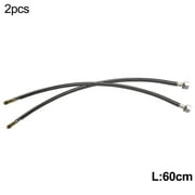 Stainless Steel Nylon Braided Tube Pipe Hose Silicone Plumbing Thermoresistant Tap Basin Faucet Sink Kitchen Bathroom G1/2