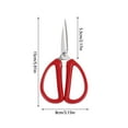 thumbnail image 1 of Stainless Steel Office Home Craft Scissors 6 Inch Sharp Precision Blades Comfort Grip Handles Fabric Paper Thread Cutting DIY Crafting Sewing Multipurpose Tool, 1 of 5