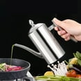 thumbnail image 1 of Stainless Steel Oil Dispenser Bottle, Large Capacity Olive Oil Dispenser, Leakage proof Oil Pot Container, Kitchen Seasoning Pot with Long Nozzle for Oil, Vinegar, Olive Oil, Soy Sauce, 1 of 12