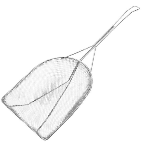 Stainless Steel Oil Filter Strainer Filter Oil Residue Spoon Stainless Steel Mesh Spatula