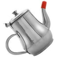 thumbnail image 1 of Raindrops Stainless Steel Oil Container with Comfortable Handle and Fine Filter Strainer for Kitchen Cooking and Storage, 1 of 6