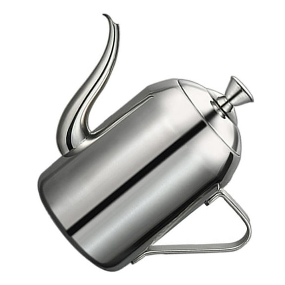 Stainless Steel Oil Pot Sauce Decanter Olive Storage Container Liquid Dispenser Containers Cooking Canister