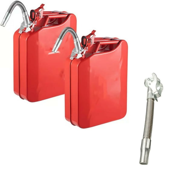 Stainless Steel Oil Pouring Spout with Mesh Filter, Reinforced Drum Oil Pipe, Long Spout Guide for Narrow Openings, Compatible with Jerry Cans