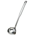 thumbnail image 1 of Stainless Steel Oil Separator Soup Skimmer Spoon Strainer Wooden Cooking Utensils Set For Kitchen, 1 of 8