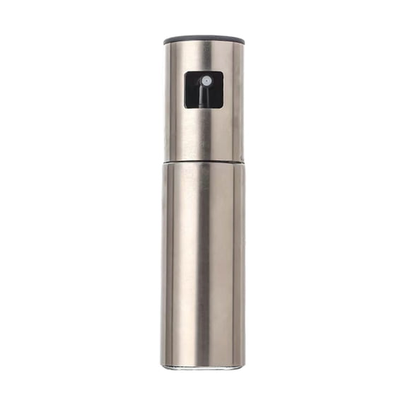 Stainless Steel Oil Sprayer for Cooking, Olive Oil Dispenser Bottle with Scale, Refillable Mister Spritzer for Grilling Baking Roasting Air Fryer, Kitchen Spray Bottle, 6.3"