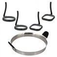 thumbnail image 1 of Stainless Steel Omelette and Egg Rings: Dishwasher-Safe, Heat-Resistant, Grill Cookware Set, 1 of 7