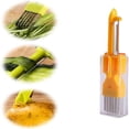 thumbnail image 1 of Stainless Steel Onion Cutter Multifunctional Manual Slicer for Kitchen Restaurant Household Use Durable Easy to Clean Efficient Vegetable Chopper, 1 of 5