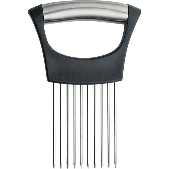 Stainless Steel Onion Needle Holder Onion Insert Kitchen Gadget Fruit And Vegetable Fixing Slicer Onion Fork 2PCS