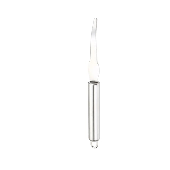 Stainless Steel Orange Peeler Citrus Skin Remover Curved Blade Fruit Flesh Separator Grapefruit Paring Tool for Home Kitchen, 8.7 Inch