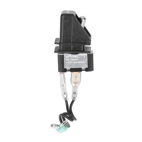 Stainless Steel Outboard Motor Kill Stop Switch 87-91941A8, Marine Boat Ignition Emergency Stop Switch for Mercury Outboard Remote Control Box (8 inches / 20.3 cm)