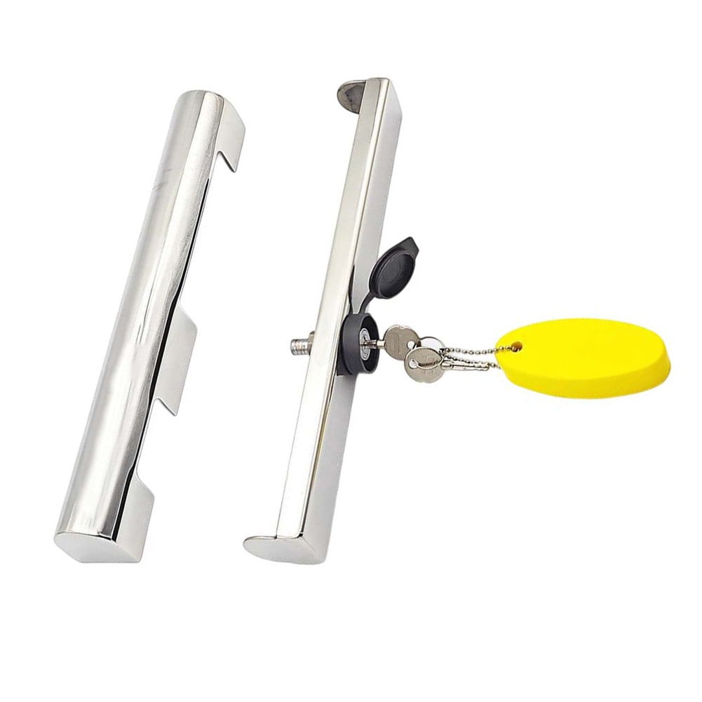 Stainless Steel Outboard Motor Lock With Float Key Heavy Duty Boat ...
