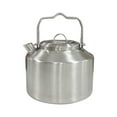 thumbnail image 1 of Stainless Steel Outdoor Camping Kettle Portable Teapot with Handle for Boiling Water During Hiking Barbecue and Cooking Adventures, 1 of 5