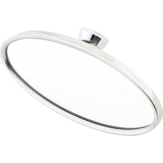 Stainless Steel Oval Interior Rear View Mirror