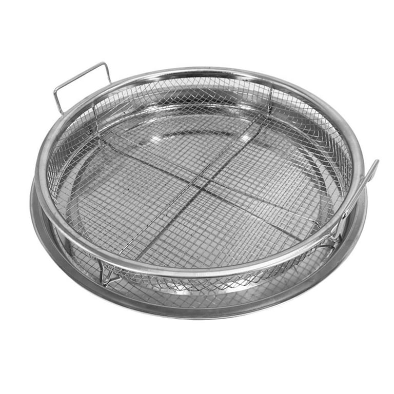 Stainless Steel Oven Baking Mesh Tray Rack Cookie Sheet Oil Leak Chips Basket Baking Dish Drying Rack for er Pan