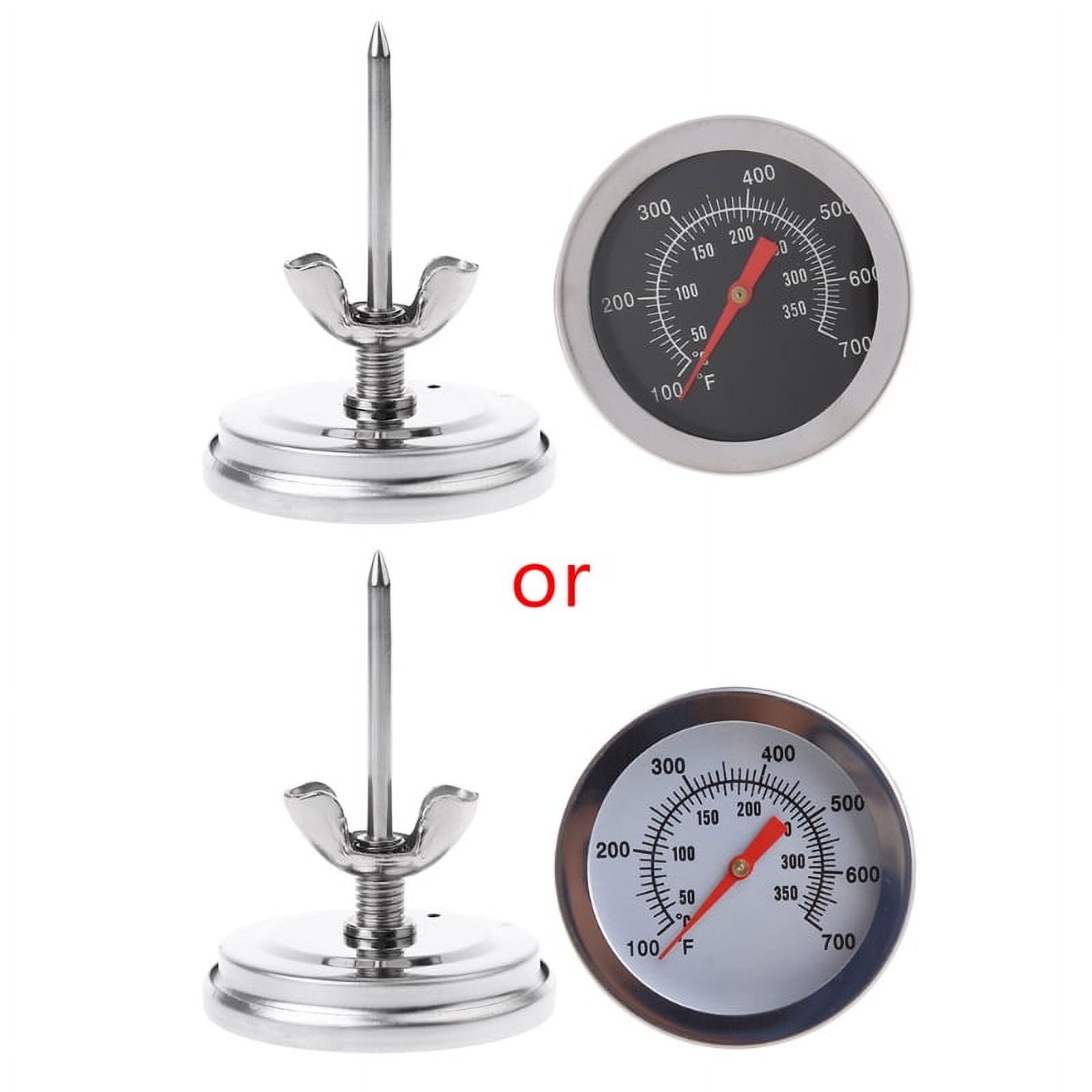 Stainless Steel Oven Thermometer – Accurate Baking & BBQ Temp Gauge, Reads F&C, Chef Aid Brand