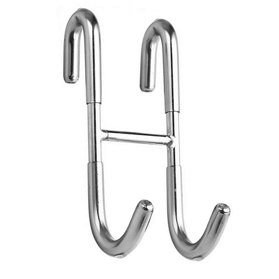 Stainless Steel Over Glass Door Shower Door Back Shower Towel Rack S-Shape