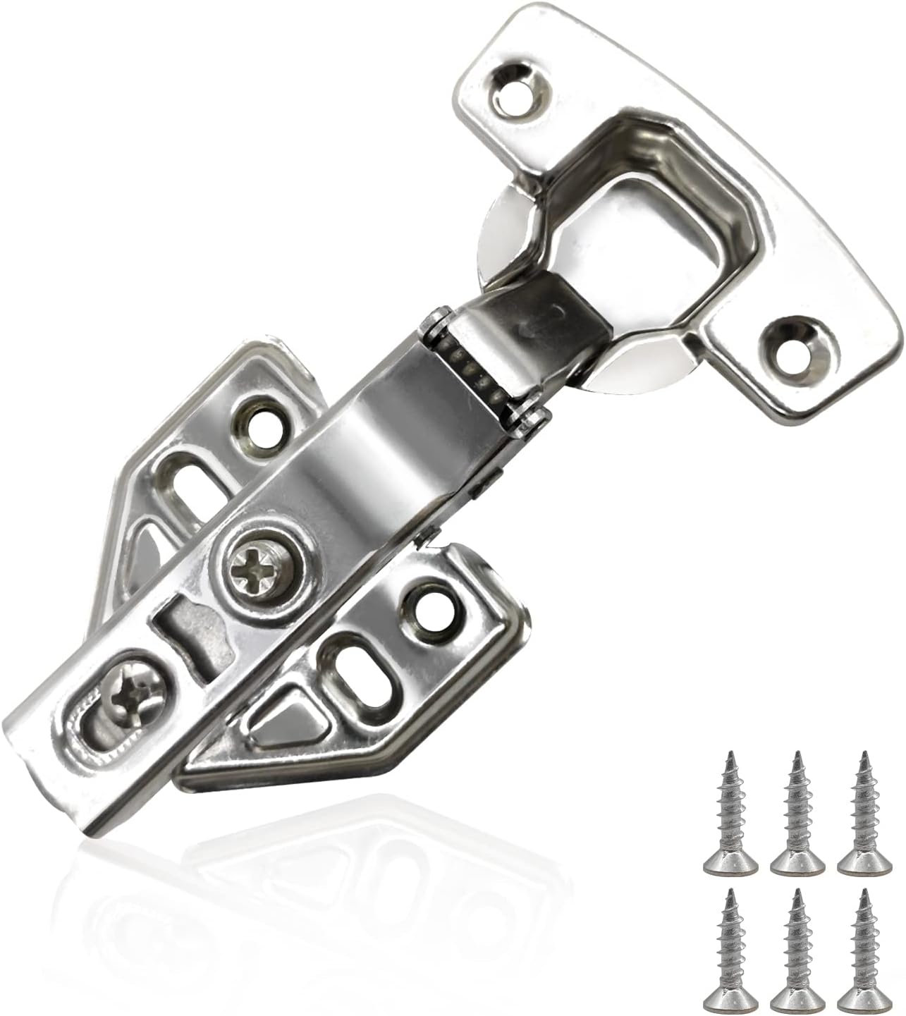 Stainless Steel Overlay Soft Closing Hinges for Kitchen Shoe