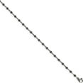 thumbnail image 1 of Stainless Steel Oxidized 2.5mm 18In Fancy Chain (18 X 2.5) Made In China srn1609-18, 1 of 5
