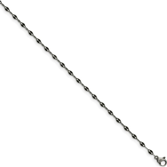 Stainless Steel Oxidized 2.5mm 18In Fancy Chain (18 X 2.5) Made In China srn1609-18