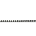 thumbnail image 1 of Stainless Steel Oxidized Chain Necklace - 18 Inch - Measures 2.7mm Wide, 1 of 2