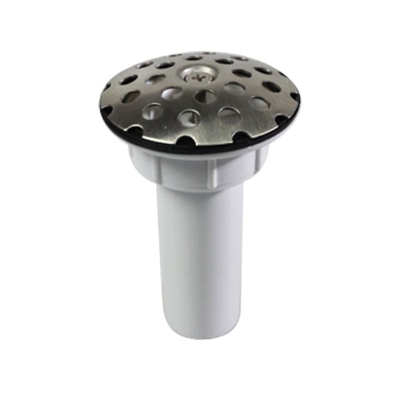 Stainless Steel PVC Gold Round Overflow Head for Kitchen Sink with Side