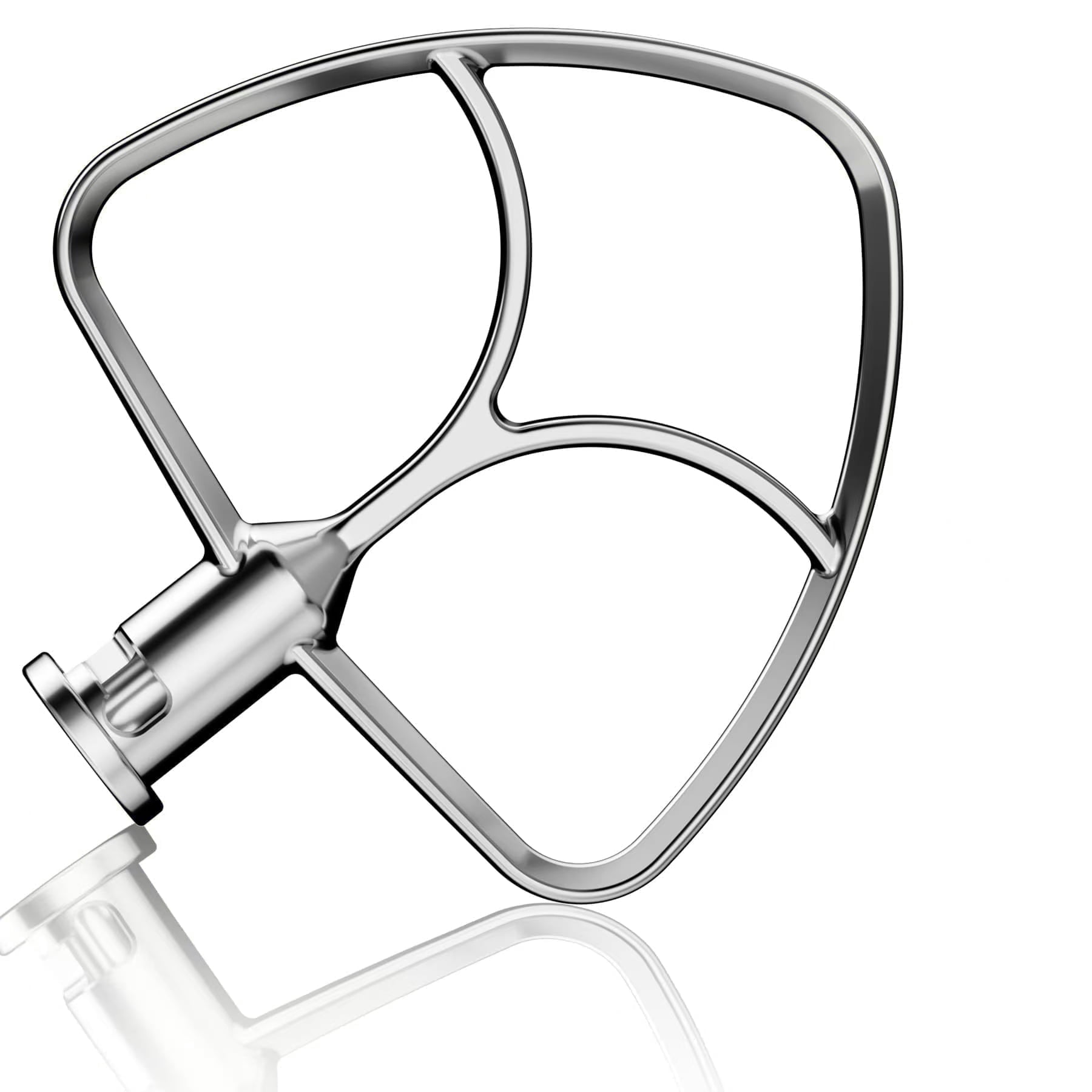 Stainless Steel Paddle Flat Beater - Accessories and Attachments for KitchenAid Mixers, Fit 4.5-5 QT Mixing Bowl