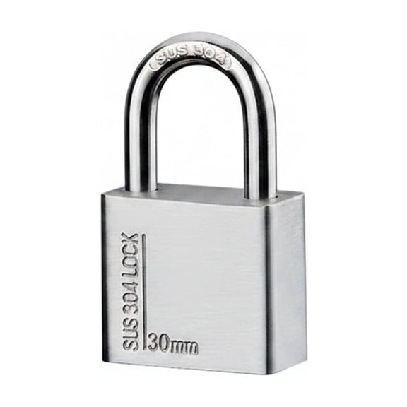 Stainless Steel Padlock For Outdoor Gates, Sheds, Lockers And Storage Areas