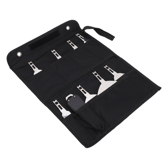 Stainless Steel Paint Scraper Tool Multifunctional Hand Drywall Repair Spatula Kit with Bag 1-6 inches / 2.54-15.24 cm
