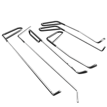 Stainless Steel Paintless Dent Repair Rod 6-Piece Set - For Professional and DIY Small Dents, Door Dents, and Hail Damage Removal from Car Bodies