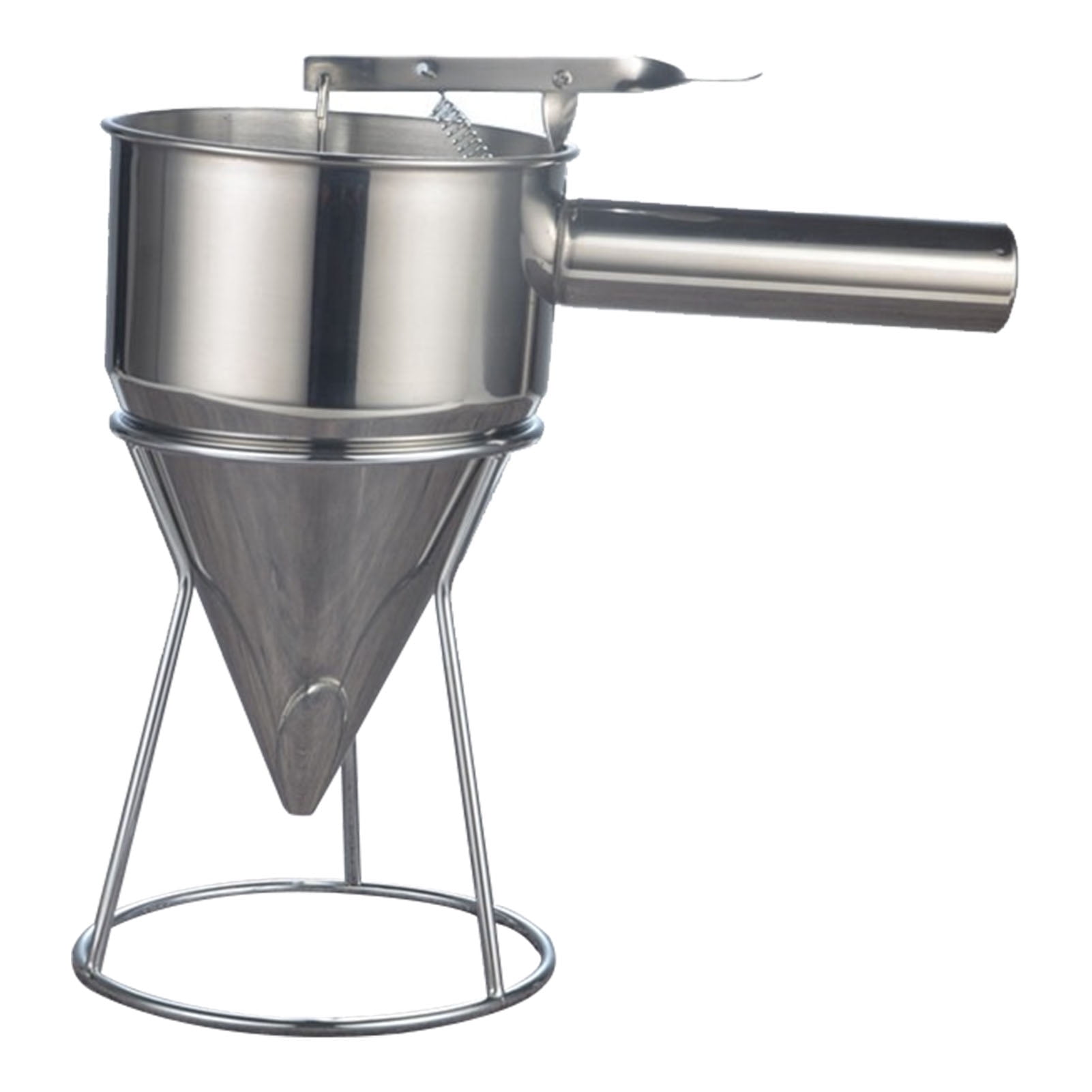 Stainless Steel Pancake Batter Dispenser Baking Cake Funnel Dispenser