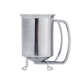 thumbnail image 1 of Stainless Steel Pancake Batter Dispenser - Great for Baking,Cupcakes,Muffins-Cooking Crepes,Waffles -Measuring Gauge in Mls and cups, 1 of 5