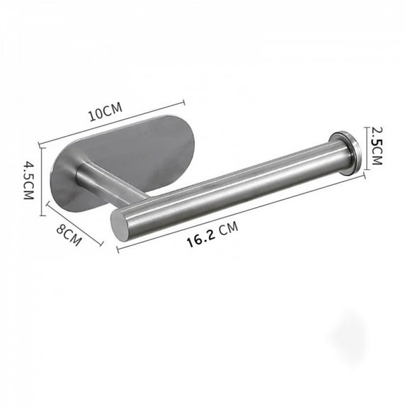 Stainless Steel Paper Towel Holder for Bathroom Kitchen No Punch Wall Mount Tissue Towel Roll Self Adhesive Toilet Storage Rack