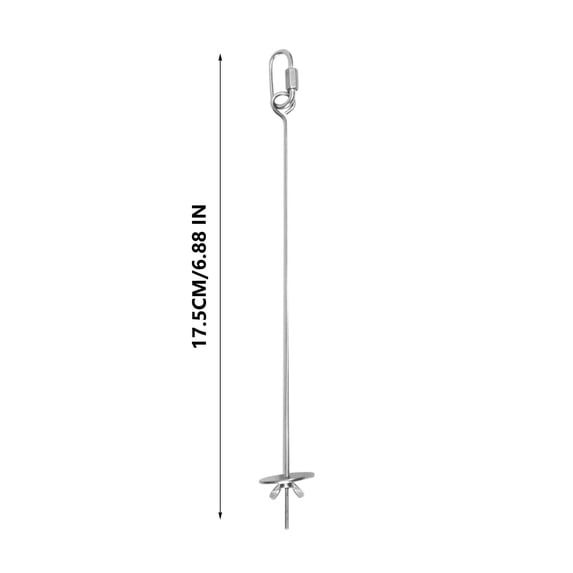 Stainless Steel Parrot Fruit Vegetable Stick Holder - Bird Feeder Toy, Foraging Toy