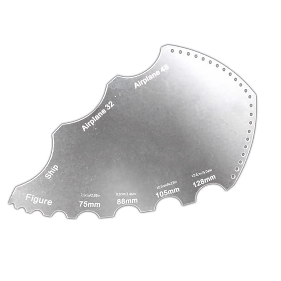 Stainless Steel Parting Line Scraper Assembly Hobby Kits Hand Tool for Model Aircraft Accessories