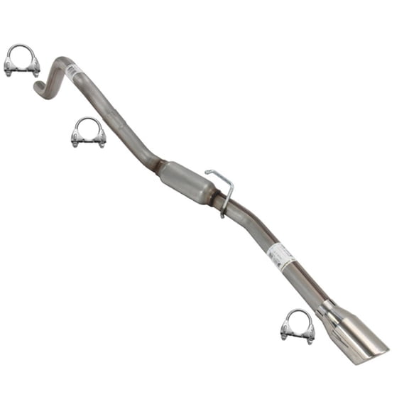 Northeastern Exhaust Passenger Side Tail Pipe with Tips Fits 2011-2018 Ram 1500 5.7L - Direct Fit | Stainless Steel