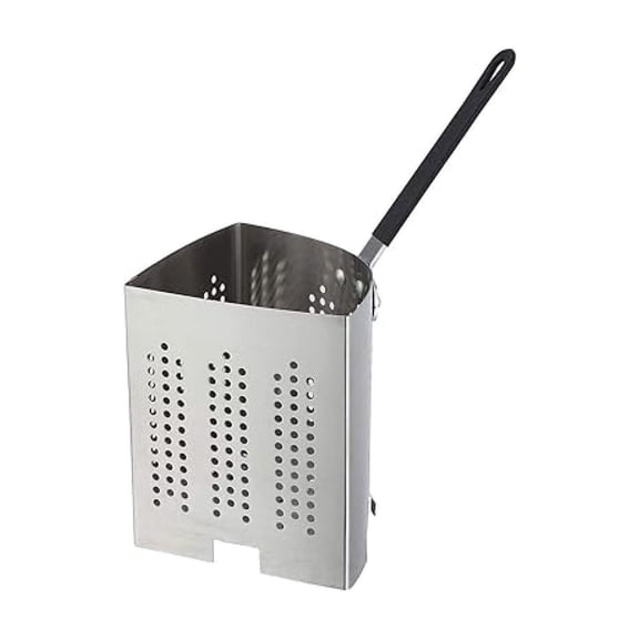 Stainless Steel Pasta Cooker Inset - Quarter Size for 20 Quart Pots - Durable Kitchenware Accessory for Boiling, Steaming & Food Prep