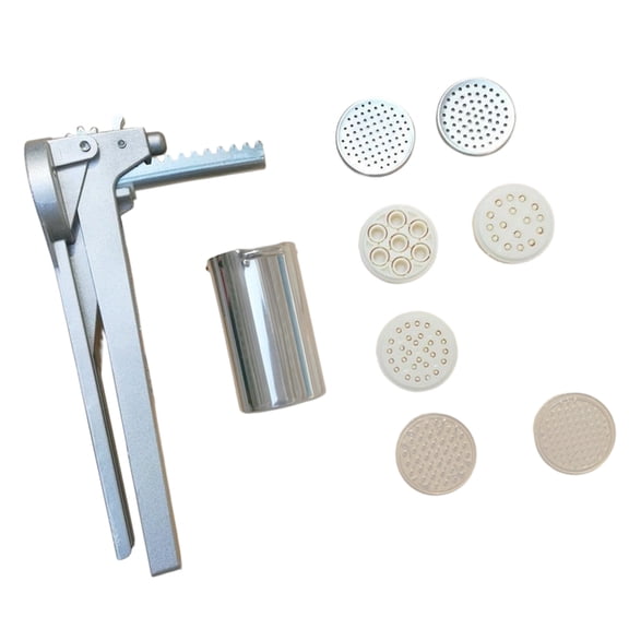 Stainless Steel Pastas Press Machine Manual Noodles Maker Machine with Molds Set