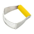 thumbnail image 1 of Stainless Steel Pastry Blender, Pastry Cutter With Yellow Handle For Cutting Butter, Mixing Dough, Making Biscuits, Scones, Baking Tools For Home Bakers, Kitchen Utensil For, 1 of 4